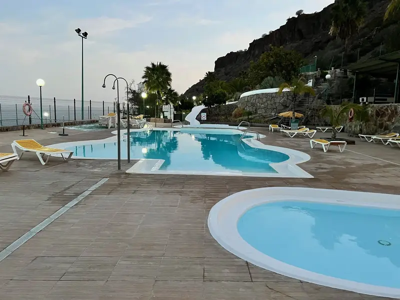 Pool with sea view